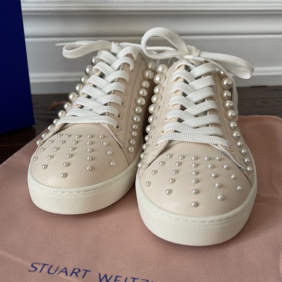 Brand new, never used, Stuart Weitzman Goldie convertible sneakers - Picture 2 of 7